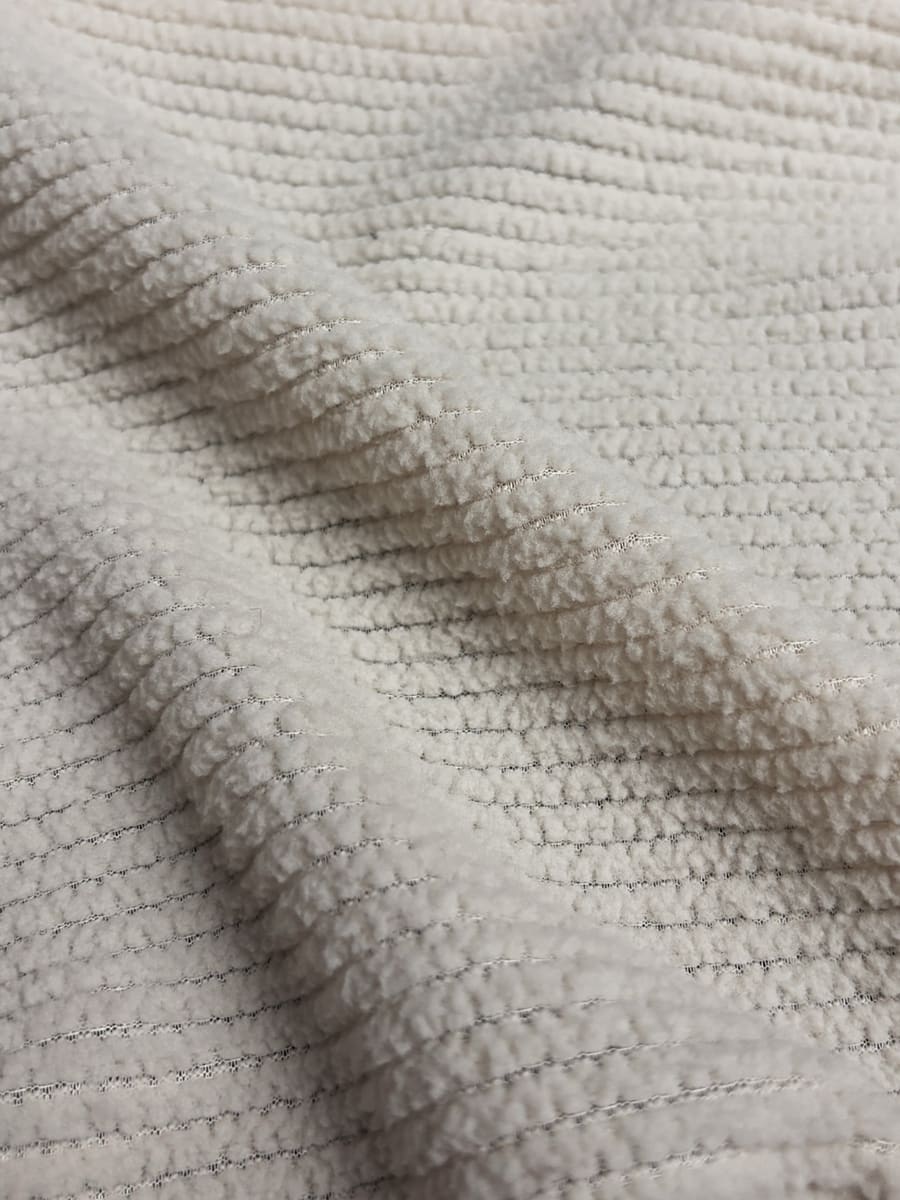 YK3603 Cloud-Stripe Stretch Fleece-S