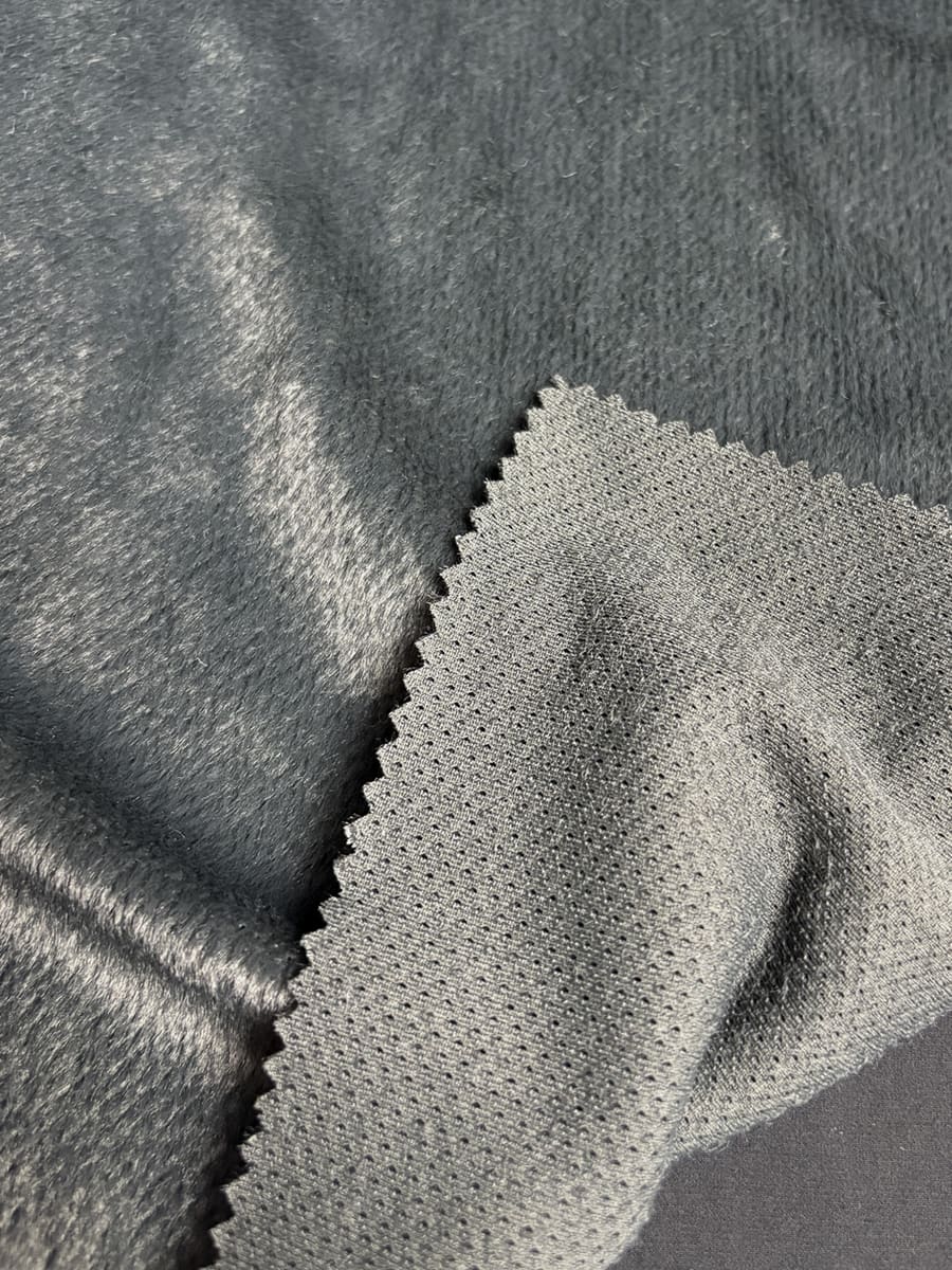 YK3512 Hollow Mesh Brushed Fleece